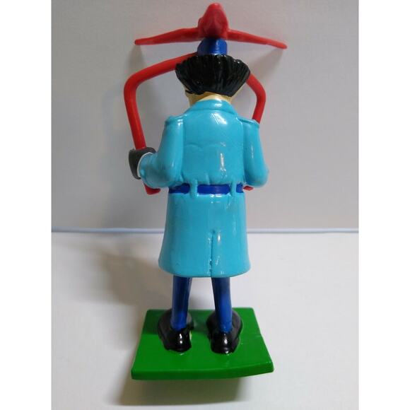 Inspector Gadget Whirlybird Toy Figure Cake Topper Plastic Flexible 1992 NOS - Picture 10 of 12